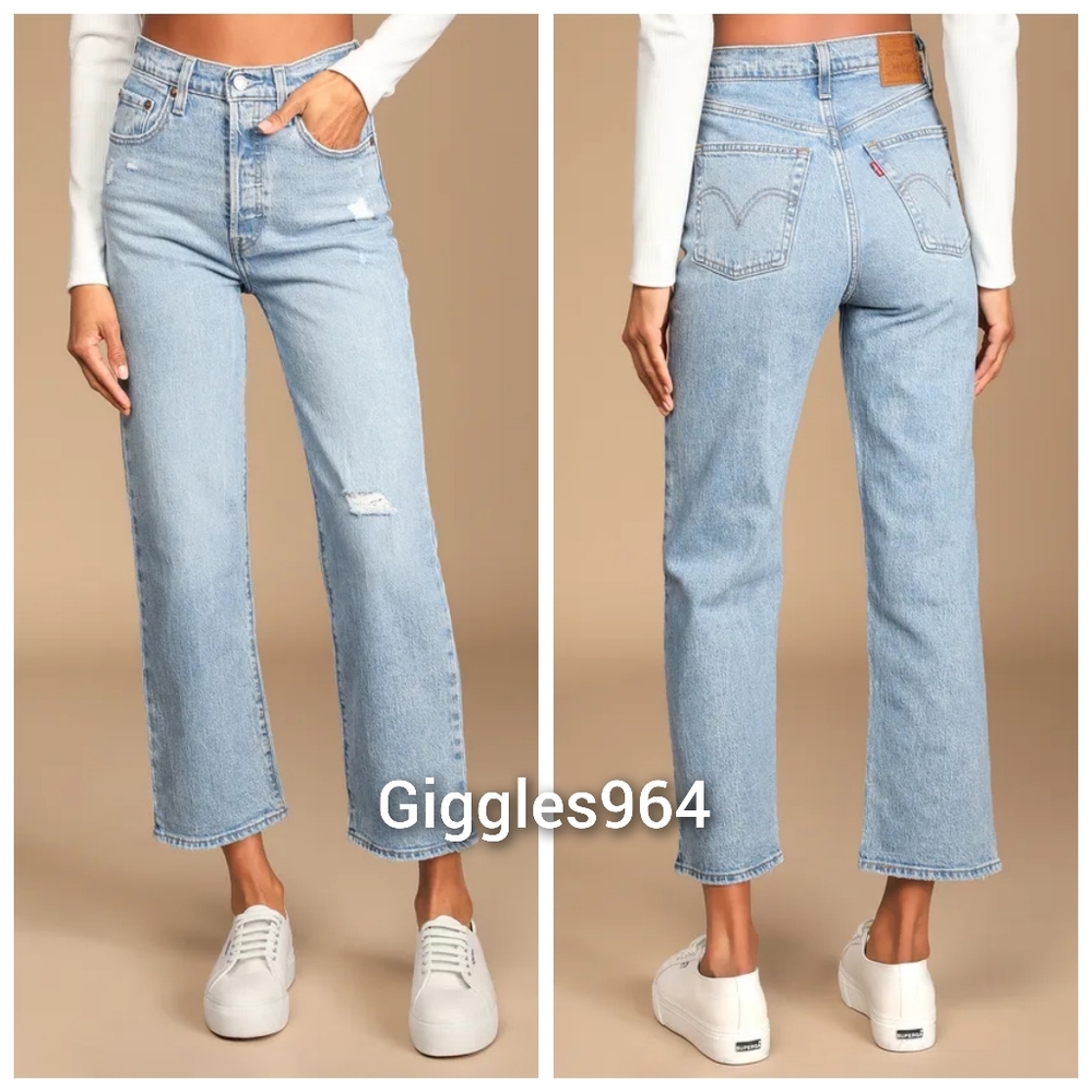 Levi's Ribcage Straight Jeans Samba Done